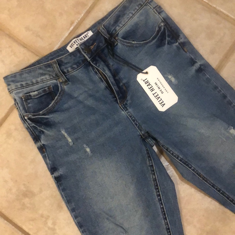 COPY - Velvet Heart Mid Rise Skinny Ankle Jeans